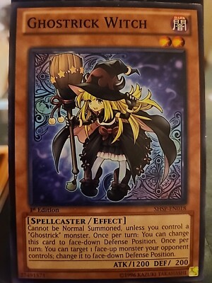 Ghostrick Witch - 1st Edition - Yugioh Dark Monster - Vintage-image