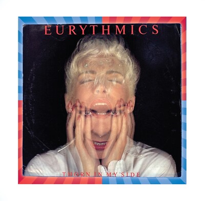 EURYTHMICS “THORN IN MY SIDE” VINYL 7” RECORD w/ ORIG PIC SLEEVE - ANNIE LENNOX!-image