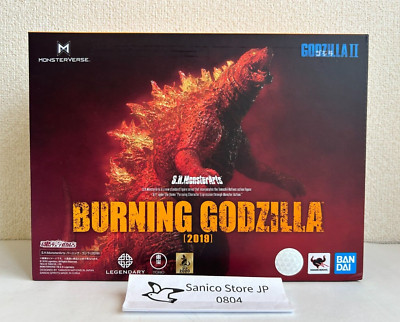 BANDAI Tamashii Limited S.H.MonsterArts Burning Godzilla 2019 Figure New Japan-image