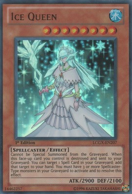 Ice Queen - LCGX-EN207 - Ultra Rare - 1st Edition - Moderately Played-image