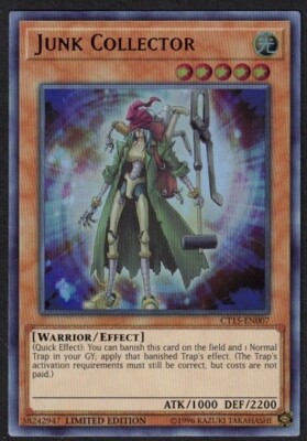 Yugioh Junk Collector CT15-EN007 Ultra Rare Limited - VLP-image