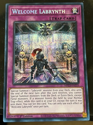 Yu-Gi-Oh! TCG Welcome Labrynth 25th Anniversary Tin: Dueling Heroes Mega Pack...-image