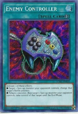 *** ENEMY CONTROLLER *** 1ST EDITION SECRET RARE LCKC-EN032 (NM) YUGIOH!-image