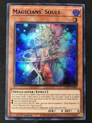 Yu-Gi-Oh TCG #LDS3-EN088 Magicians' Souls (Blue) 1st Edition Ultra Rare NM-image