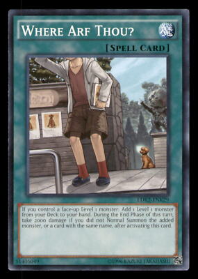 Yugioh Where Arf Thou? #LDK2-ENK29 Legendary Decks II LP-image