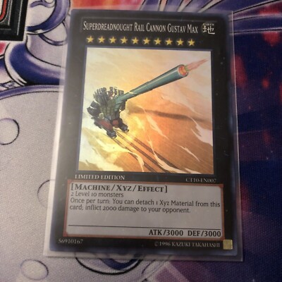 (SUPERDREADNOUGHT RAIL CANNON GUSTAV MAX) Super - CT10-EN007 Limited NM Yu-Gi-Oh-image