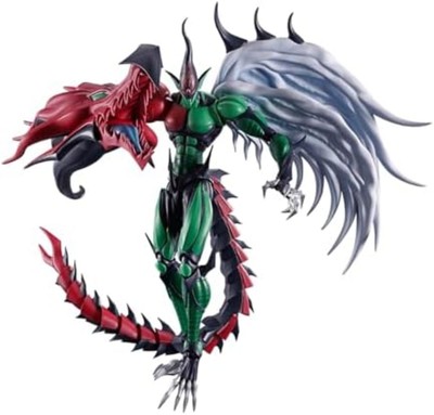 BANDAI S.H.MonsterArts Yu-Gi-Oh! Duel Monsters GX Flame Wingman Action Figure-image