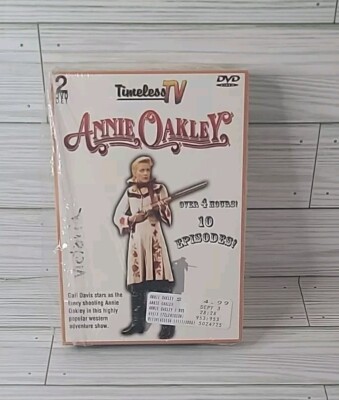 Annie Oakley  Timeless TV DVD By Annie Oakley 10 Episodes Gail Davis TMG 2 discs-image