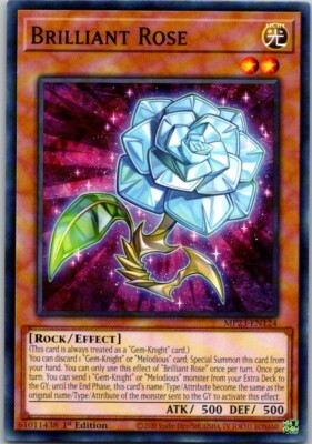 Yu-Gi-Oh Yugioh Brilliant Rose MP23-EN124 Mega Tin 2023 Dueling Heroes-image