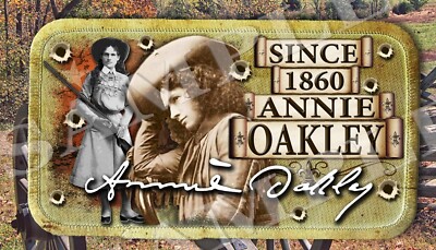 Annie Oakley Signature Series Legend of the Wild West themed LARGE Iron on patch-image