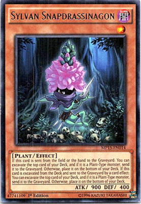 Sylvan Snapdrassinagon MP15-EN014 Yu-Gi-Oh! Light Play 1st Edition -image