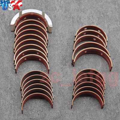 For BMW 3.0 Turbo L6 N51 N52 N54 N55 Engine Polymer Coated Main Con Rod Bearings-image