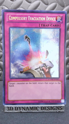 | Yugioh Compulsory Evacuation Device LCYW-EN291 Secret Rare Yugis World NM 🔥 |-image