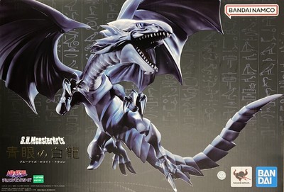 S.H.Monsterarts Blue-Eyed White Dragon Yu-Gi-Oh! Blue E Monster Arts Bandai Figu-image