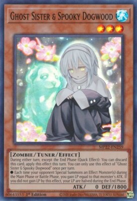 1x Ghost Sister & Spooky Dogwood  NM Eng YuGiOh - 2022 Mega Tin - Pharoah's Gods-image