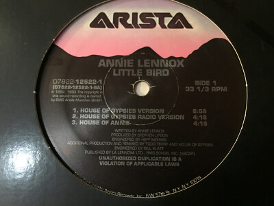 ANNIE LENNOX 'Little Bird' 1993 US 12
