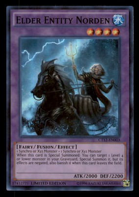 Yugioh Elder Entity Norden #CT12-EN003 2015 Mega-Tins LP-image