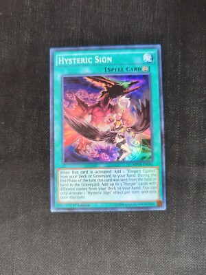 * Hysteric Sign - MP14-EN041 - Super Rare - 1st Ed - Damaged-image