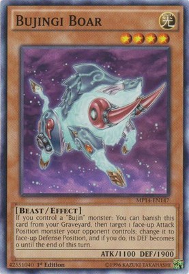 Bujingi Boar - MP14-EN147 - Common - 1st Edition - Moderately Played-image
