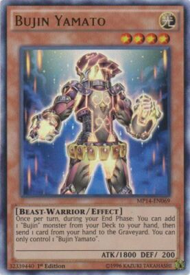 Bujin Yamato - MP14-EN069 - Ultra Rare - 1st Edition NM YuGiOh!  2014 Mega-Tin M-image