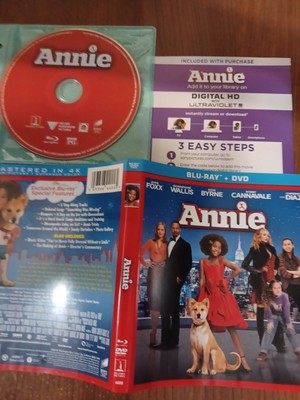 Annie (Blu-ray & CoverArt and/or Digital) disc Like NEW - READ Options Below-image