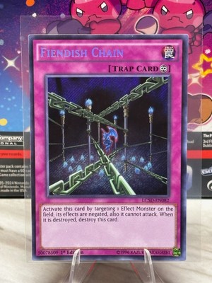 Fiendish Chain LC5D-EN082 Legendary Collection 5D's 1st Edition Secret Rare -image
