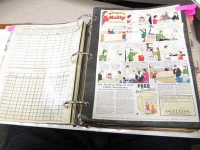 OVALTINE company 1935 in house record (115) ad book LITTLE ORPHAN ANNIE premium-image