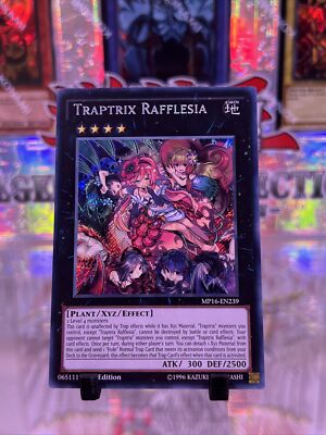 Yu-Gi-Oh! Traptrix Rafflesia / Trapper - MP16-EN239 - Secret Rare - XYZ-image