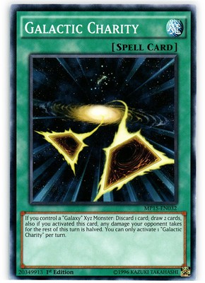 Galactic Charity - MP15-EN032 - Common - 1st Edition - Lightly Played-image