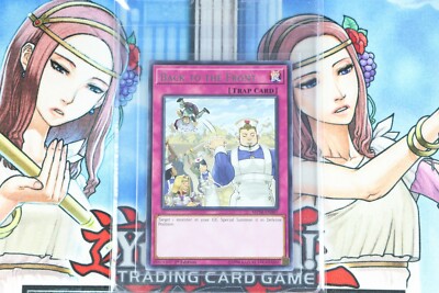 Yugioh Trap Card Back to the Front MP18-EN087 1st Ed Rare -image