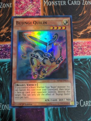 Yu-Gi-Oh! Bujingi Quilin MP14-EN070 1st Edition Super Rare NM -image