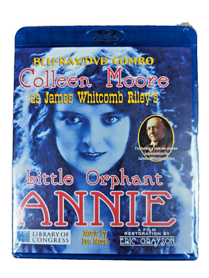 Little Orphant Annie Blu-ray + DVD Dual Format - Colleen Moore - Brand New-image