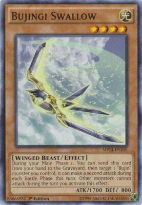 Bujingi Swallow - MP14-EN209 - Common - 1st Edition NM YuGiOh!  2014 Mega-Tin Me-image
