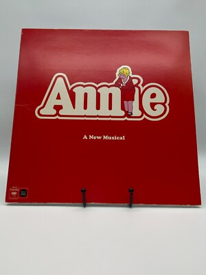 ANNIE A New Musical Vinyl Record LP 1977 CBS 34712 Broadway Cast Tested-image