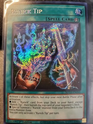 Yu-Gi-Oh! TCG Runick Tip 25th Anniversary Tin: Dueling Heroes Mega Pack...-image