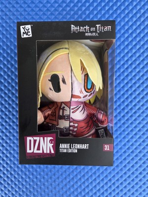 YuMe ATTACK ON TITAN 7in DZNR Collectible Plush ANNIE LEONHART Titan Edition-image