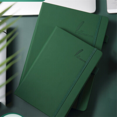Thick Leather Binding Journal A5/B5 Notebook Lined Paper Writing Diary 360 Pages-image