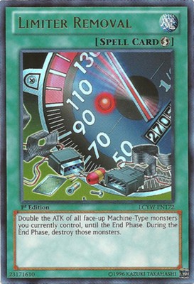 Limiter Removal - LCYW-EN172 - Ultra Rare - 1st Edition Near Mint Legendary Coll-image