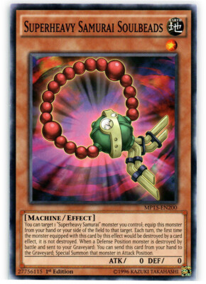 Superheavy Samurai Soulbeads - MP15-EN200 - Common - 1st Edition x3 - Near Mint-image
