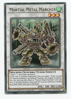 Martial Metal Marcher CT15-EN009 Ultra Rare Yu-Gi-Oh Card Limited Edition New-image