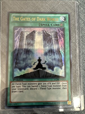 The Gates of Dark World- (Foil) 1st Ed. Ultra Rare (LCJW-253)- Near Mint-image
