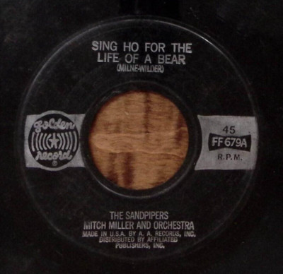 ANNIE LLOYD/MITCH MILLER/SANDPIPERS COTTLESTON PIE GOLDEN RECORD VINYL 45 52-161-image