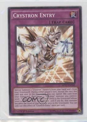 Crystron Entry 1st Ed. YuGiOh Mega-Tins Mega Pack #MP17-EN160 06pr-image
