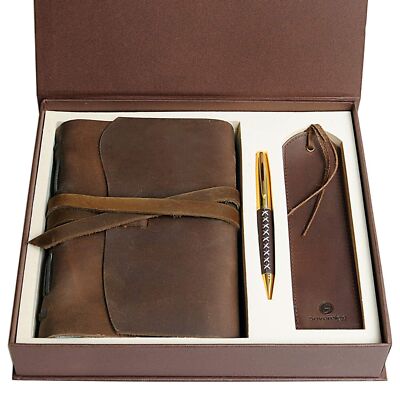 Vintage Leather Bound Journal 8
