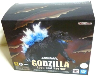 Bandai S.H. MonsterArts Godzilla 2001 Heat Ray Version New Free Shipping JP-image