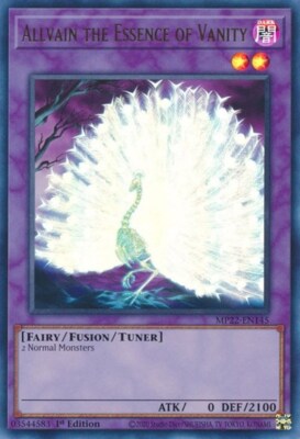 1x Allvain the Essence of Vanity  NM Eng YuGiOh - 2022 Mega Tin - Pharoah's Gods-image