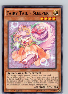 Yu-Gi-Oh TCG Fairy Tail - Sleeper MP17-EN146 1st Edition Common Card NM-image