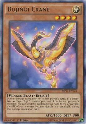 Bujingi Crane - MP14-EN073 - Rare - 1st Edition LP YuGiOh!  2014 Mega-Tin Mega P-image