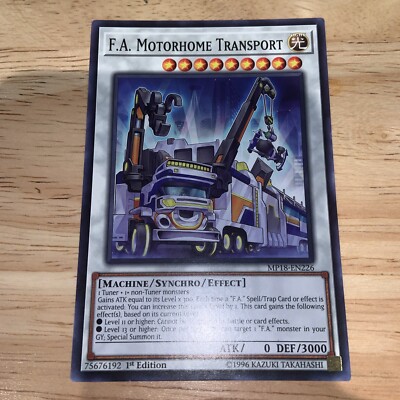 F.A. Motorhome Transport - MP18-EN226 1st Edition - YuGiOh-LP-image