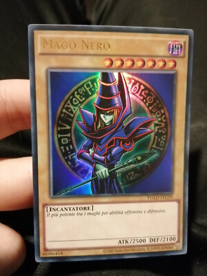 Yugioh Black Wizard YGLD-ITC09 Ultra Rare Ita Excellent-image
